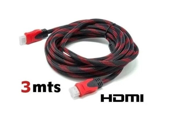 Cable HDMI 3 mts Cordón y Filtro