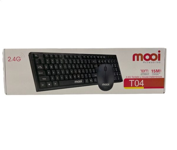 Teclado y Mouse Inalambrico MOOI