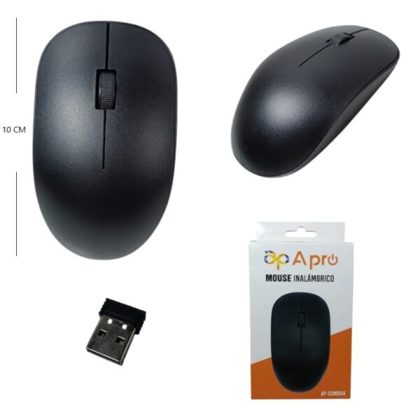 MOUSE INALAMBRICO APRO A PILAS