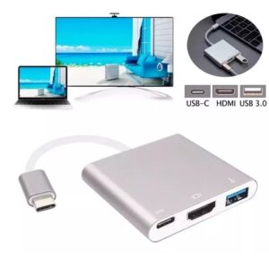 CONVERSOR TIPO C A HDMI – PD – USB 3.0