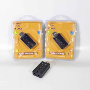 PLACA DE SONIDO USB TIME 7.1 CON BOTONES