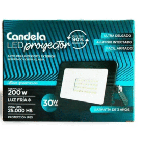 REFLECTOR 30W BLANCO FRÍO – CANDELA