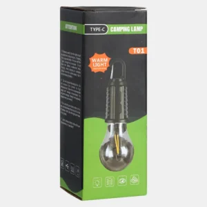 LAMPARA/FOCO LED CAMPING A PRUEBA DE AGUA RECARGABLE C/3INTENSIDADES DE LUZ