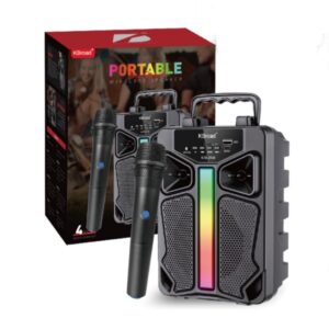 PARLANTE 4″ – INCLUYE MICROFONO INALAMBRICO – MICROSD – RADIO FM