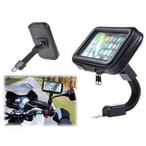 SOPORTE PARA CELULAR MOTO Y/O BICI FUNDA IMPERMEABLE TÁCTIL 6.2″