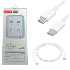 CABLE PD TIPO C MACHO A TIPO C MACHO TRANYOO CALIDAD!