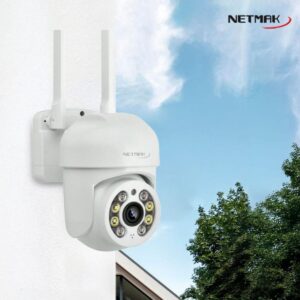 CAMARA IP EXTERIOR NETMAK – WIFI FULL HD 1080P – VISION NOCTURNA - APP YOOSE