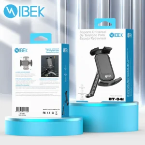 SOPORTE DE CELULAR PARA MOTO ESPEJO RETROVISOR IBEK