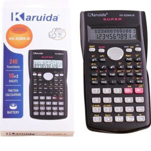 CALCULADORA CIENTIFICA KARUIDA PANTALLA DE 2 LINEAS – 240 FUNCIONES – PILAS AA (NO INCLUIDAS)