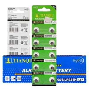 PILAS AG1 LR621H BLISTER 10 UNIDADES