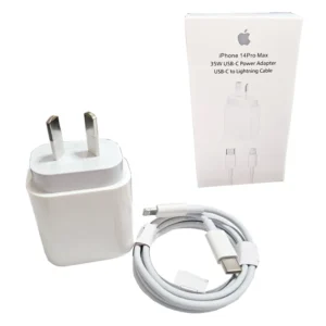 CARGADOR IPHONE CON BASE PD 35W USB-C A LIGHTNING