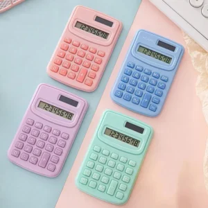 MINI CALCULADORA DE BOLSILLO SOLAR 8 DÍGITOS
