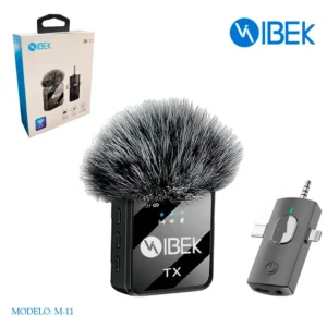 MICRÓFONO CORBATERO INALÁMBRICO LAVALIER ROMPEVIENTO (Lightning, USB-C o 3.5mm) IPHONE Y C