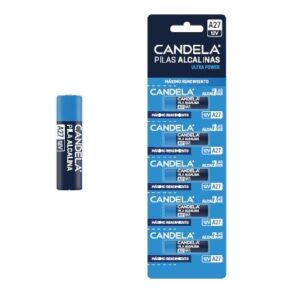 PILA A27 CANDELA X UNIDAD – CTROL REMOTOS PORTONES ETC
