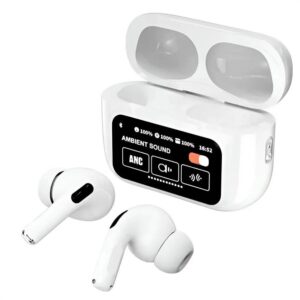 AURICULAR CON PANTALLA LCD BLUETOOTH CON ESTUCHE CARGADOR