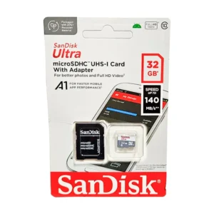 TARJETA MEMORIA SD 32GB SANDISK ULTRA 140MB/S FULL HD VIDEO