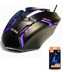 MOUSE SEISA GAMER LUCES RGB