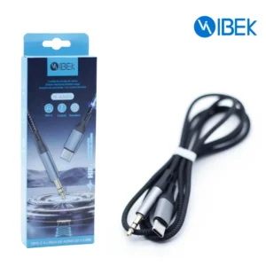 CABLE TYPE C A 3.5MM MALLADO 1M IBEK