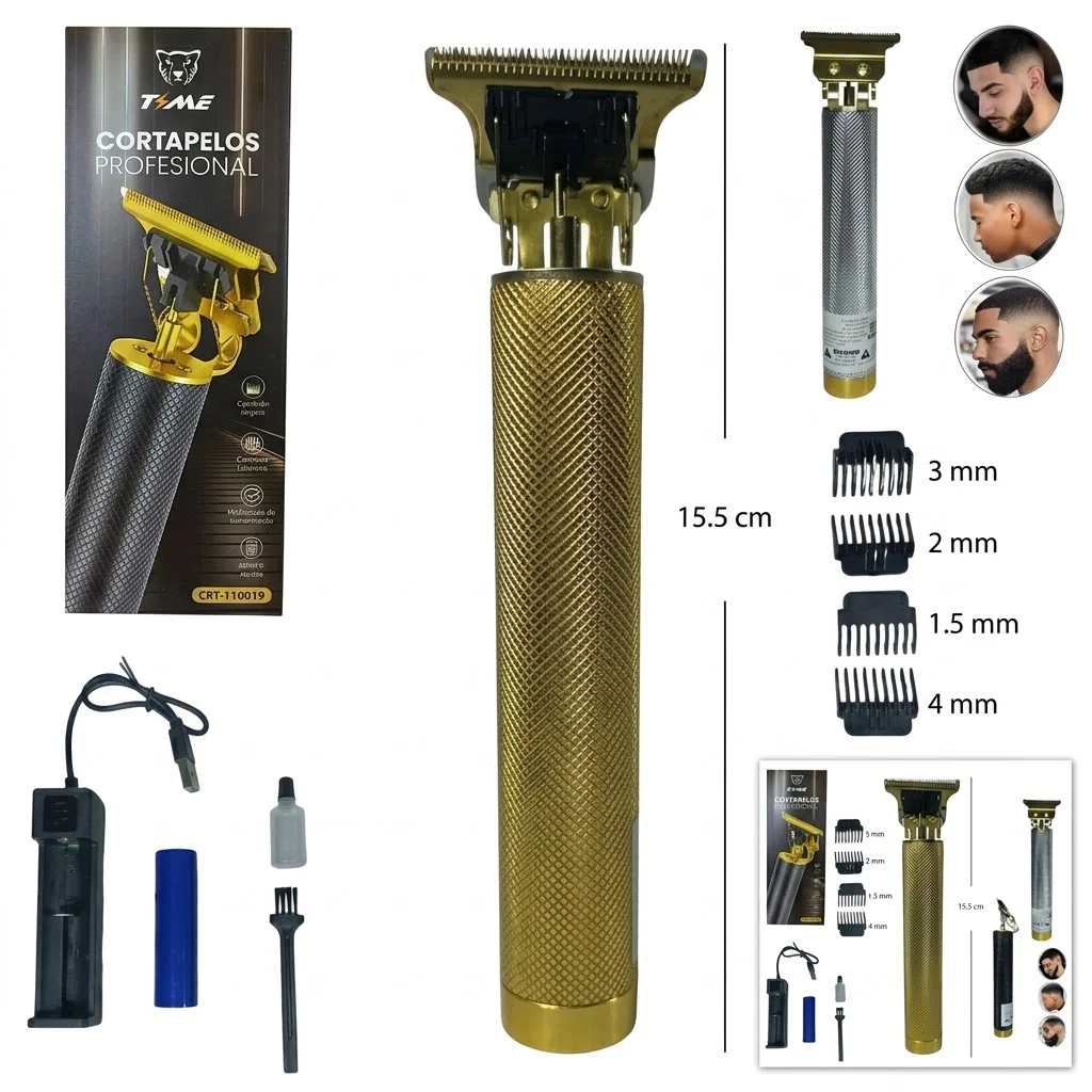 CORTA PELO / BARBA TIME – BATERIA RECARGABLE