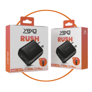 CARGADOR C 4.8A “RUSH” – 1USB + CABLE TIPO C – YEXA