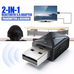 ADAPTADOR BLUETOOTH EMISOR Y RECEPTOR NETMAK 5.0 – IDEAL PARA TV