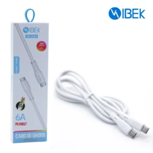 CABLE TYPE C A TYPE C ENGOMADO IBEK 1M 6A