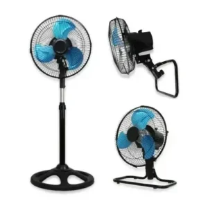 VENTILADOR 10 PULGADAS 3 EN 1 - 60 W POTENCIA COLOR NEGRO